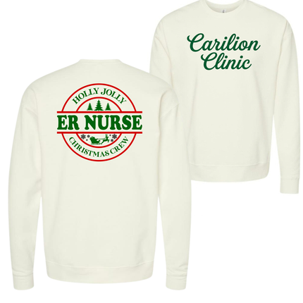 Carilion Clinic Holly Jolly ER - Tultex Sweatshirt