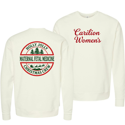 Carilion Women's Holly Jolly - Tultex Sweatshirt