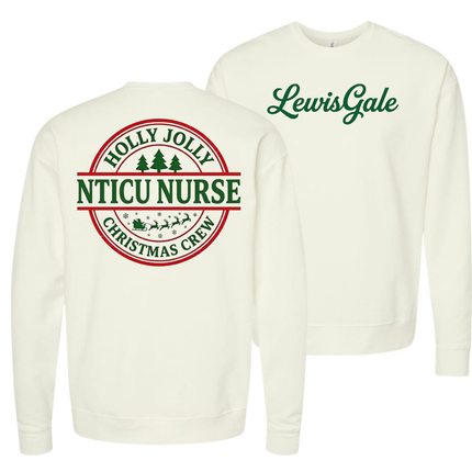 LewisGale Holly Jolly Acute Care Nursing- Tultex Sweatshirt