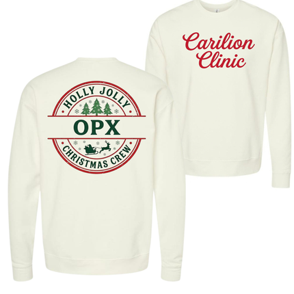 Carilion Clinic Holly Jolly OPX, PACS, and SPD Tech- Tultex Sweatshirt