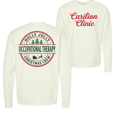 Carilion Clinic Holly Jolly OT, PT, Speech- Tultex Sweatshirt