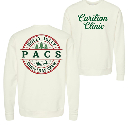 Carilion Clinic Holly Jolly OPX, PACS, and SPD Tech- Tultex Sweatshirt