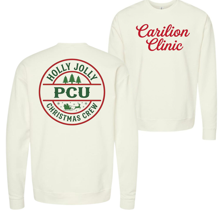 Carilion Clinic Holly Jolly Acute Care Nursing- Tultex Sweatshirt
