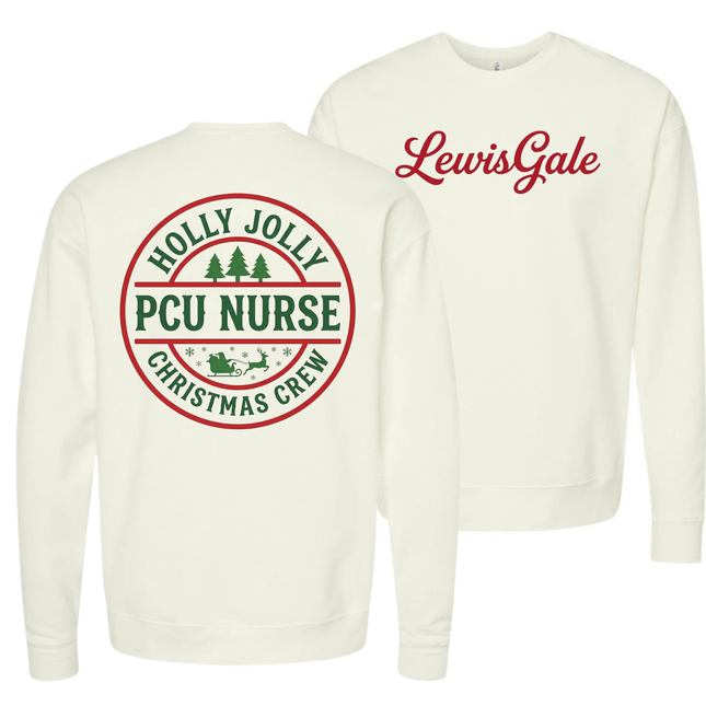 LewisGale Holly Jolly Acute Care Nursing- Tultex Sweatshirt