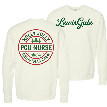 LewisGale Holly Jolly Acute Care Nursing- Tultex Sweatshirt