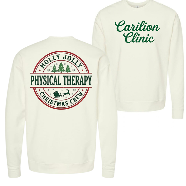 Carilion Clinic Holly Jolly OT, PT, Speech- Tultex Sweatshirt