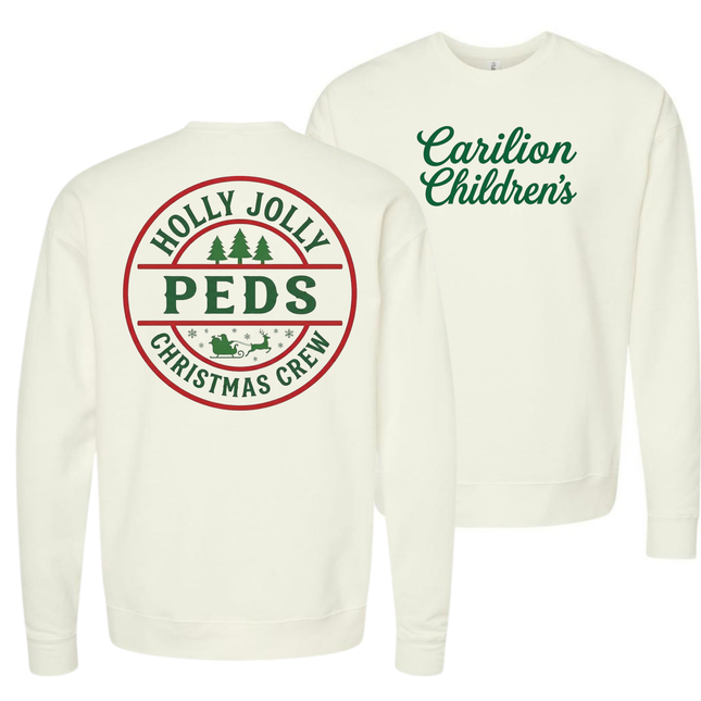 Carilion Children's Holly Jolly Peds - Tultex Sweatshirt