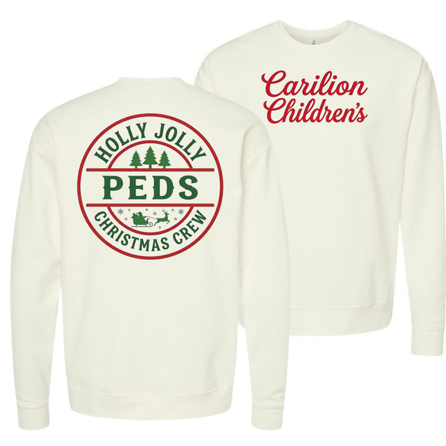Carilion Children's Holly Jolly Peds - Tultex Sweatshirt