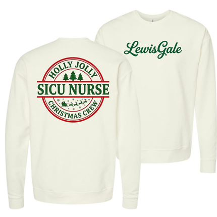 LewisGale Holly Jolly Acute Care Nursing- Tultex Sweatshirt