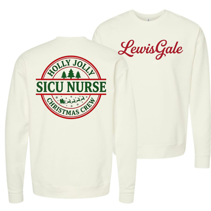 LewisGale Holly Jolly Acute Care Nursing- Tultex Sweatshirt