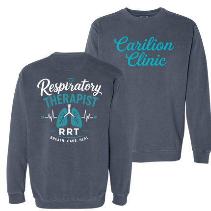 Carilion Clinic Cursive Respiratory Therapy - Comfort Colors Apparel