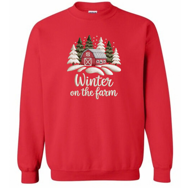 Winter on the Farm - Tultex and Gildan Sweatshirt