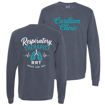 Carilion Clinic Cursive Respiratory Therapy - Comfort Colors Apparel
