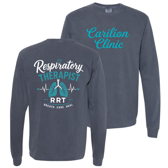 Carilion Clinic Cursive Respiratory Therapy - Comfort Colors Apparel