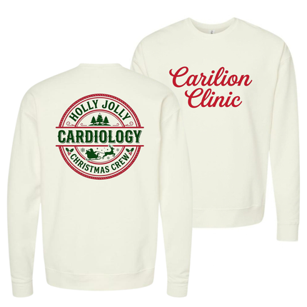 Carilion Clinic Holly Jolly Cardiology - Comfort Colors and Tultex Apparel