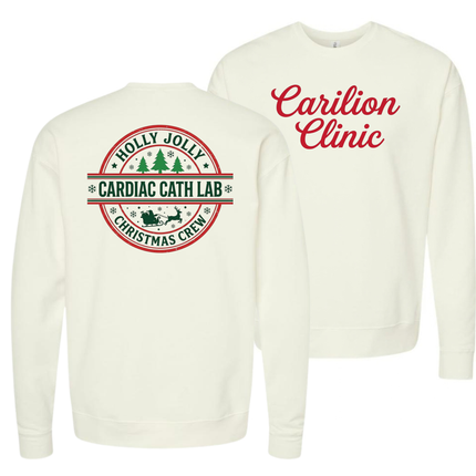 Carilion Clinic Holly Jolly Cath Lab - Comfort Colors and Tultex Apparel
