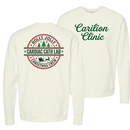 Carilion Clinic Holly Jolly Cath Lab - Comfort Colors and Tultex Apparel