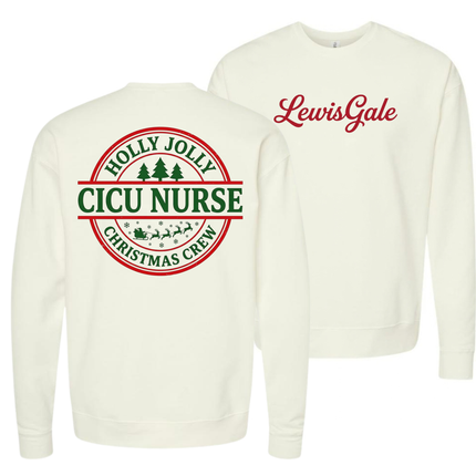 LewisGale Holly Jolly Acute Care Nursing- Tultex Sweatshirt