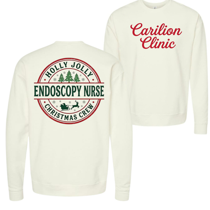 Carilion Clinic Holly Jolly Endoscopy - Tultex Sweatshirt