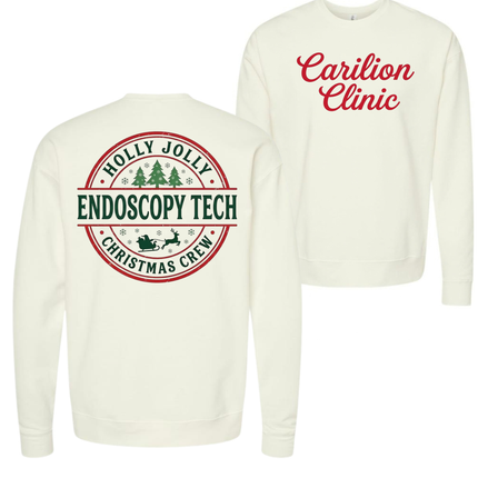 Carilion Clinic Holly Jolly Endoscopy - Tultex Sweatshirt