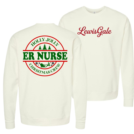 LewisGale Holly Jolly ER - Tultex Sweatshirt
