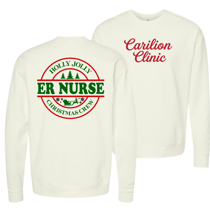 Carilion Clinic Holly Jolly ER - Tultex Sweatshirt