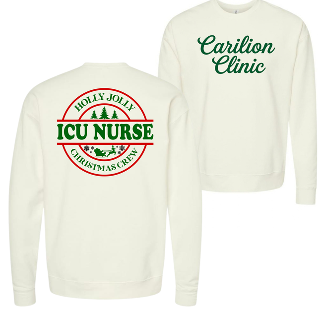 Carilion Clinic Holly Jolly Acute Care Nursing- Tultex Sweatshirt