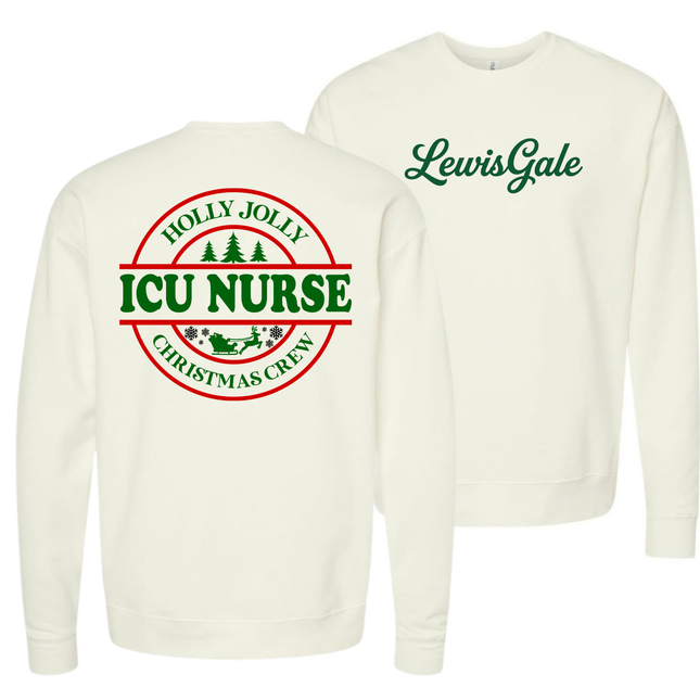 LewisGale Holly Jolly Acute Care Nursing- Tultex Sweatshirt