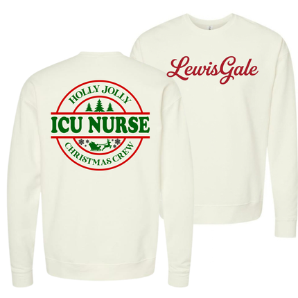 LewisGale Holly Jolly Acute Care Nursing- Tultex Sweatshirt