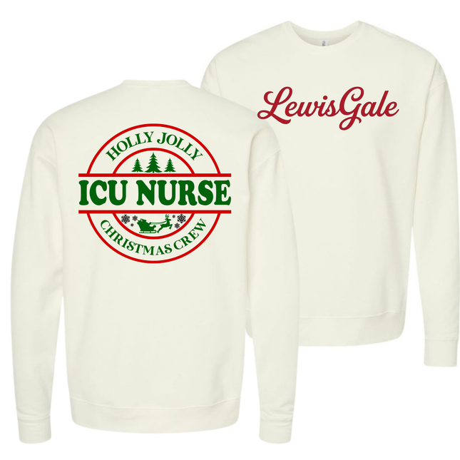 LewisGale Holly Jolly Acute Care Nursing- Tultex Sweatshirt