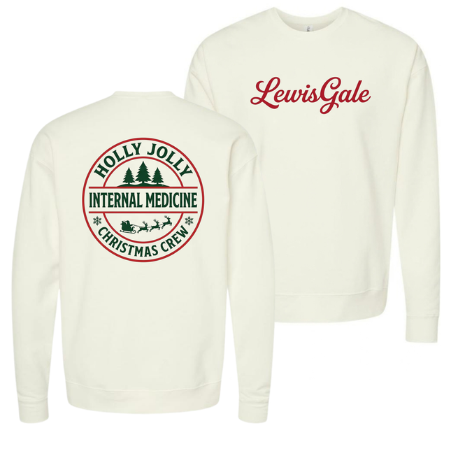 LewisGale Holly Jolly Acute Care Nursing- Tultex Sweatshirt