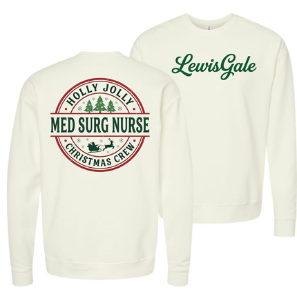LewisGale Holly Jolly Acute Care Nursing- Tultex Sweatshirt