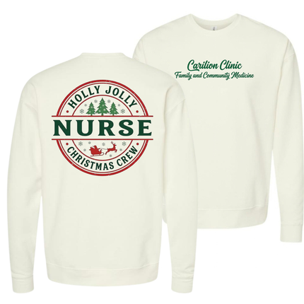 Carilion Clinic Family Medicine Holly Jolly Nurse - Comfort Colors and Tultex Apparel