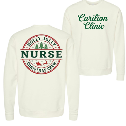 Carilion Clinic Holly Jolly Acute Care Nursing- Tultex Sweatshirt