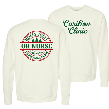 Carilion Clinic Holly Jolly Surgical Services- Tultex Sweatshirt
