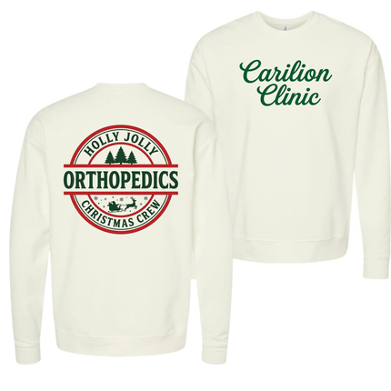Carilion Clinic Holly Jolly Ortho - Comfort Colors and Tultex Apparel