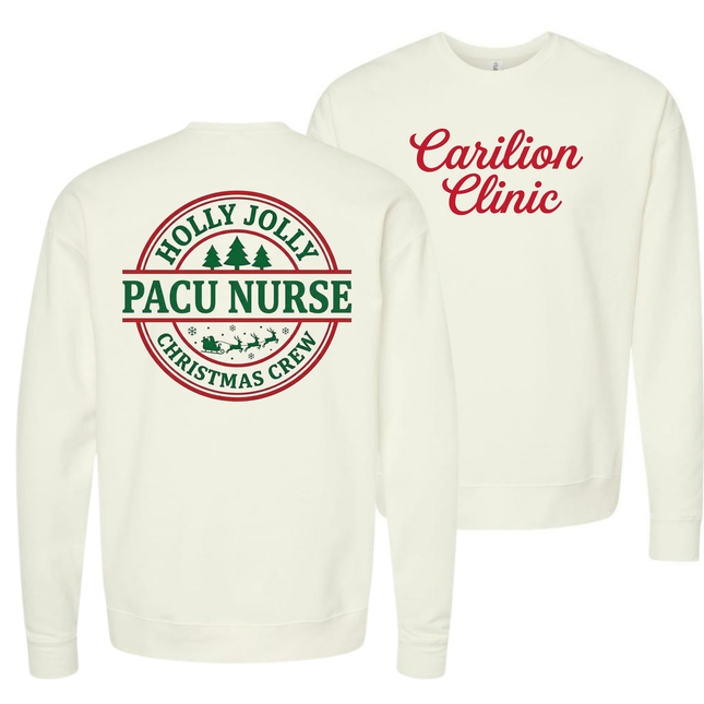 Carilion Clinic Holly Jolly Surgical Services- Tultex Sweatshirt