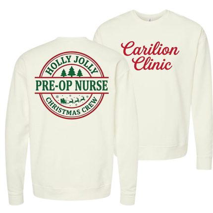 Carilion Clinic Holly Jolly Surgical Services- Tultex Sweatshirt