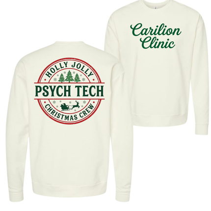Carilion Clinic Holly Jolly Acute Care Nursing- Tultex Sweatshirt