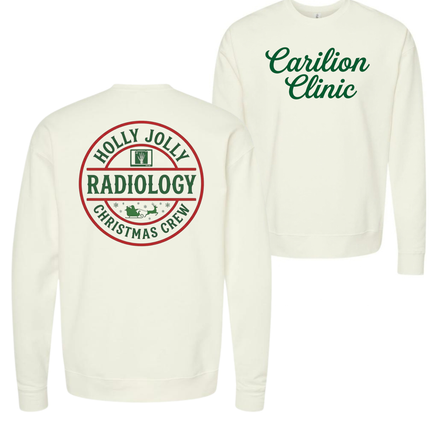 Carilion Clinic Holly Jolly Radiology - Comfort Colors and Tultex Apparel