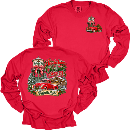 Appalachian Christmas Market - Rainelle WV - Comfort Colors Long Sleeve