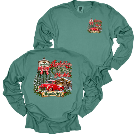 Appalachian Christmas Market - Rainelle WV - Comfort Colors Long Sleeve