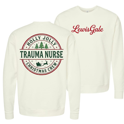 LewisGale Holly Jolly Acute Care Nursing- Tultex Sweatshirt