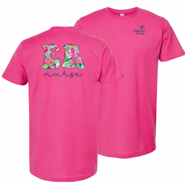Carilion Clinic - Wish You Were In Hawaii Nurse - Tultex T-Shirt