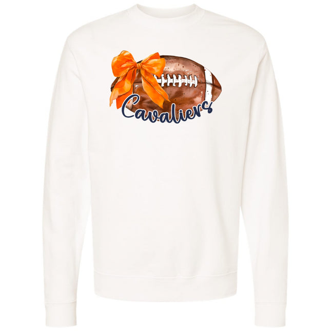 Croquette Cavaliers Football with Bow - Gildan Series