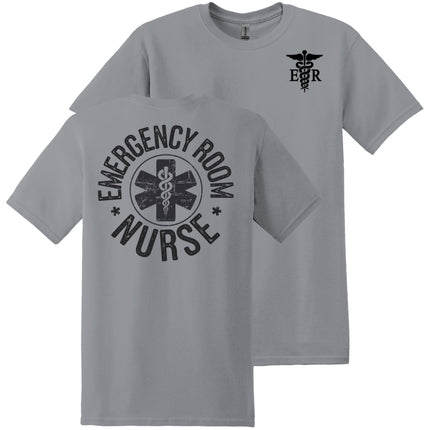 Emergency Room Nurse with RN Caduceus -  Gildan T-Shirt