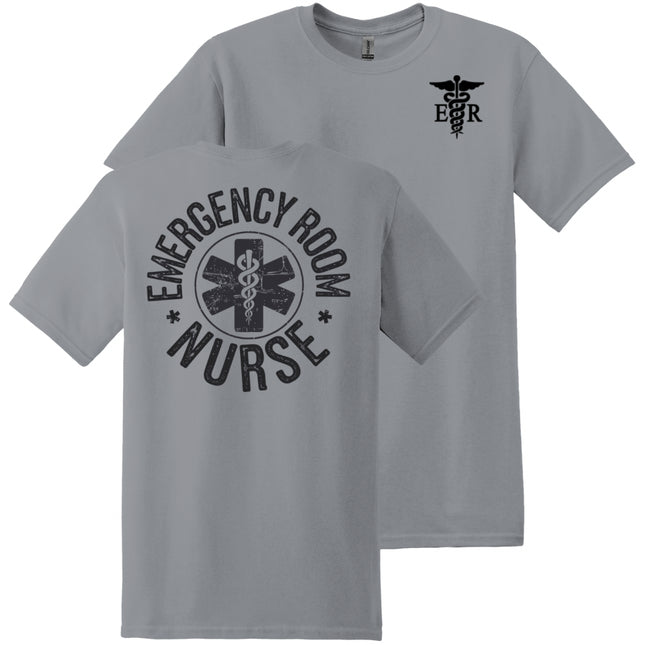 Emergency Room Nurse with RN Caduceus -  Gildan T-Shirt