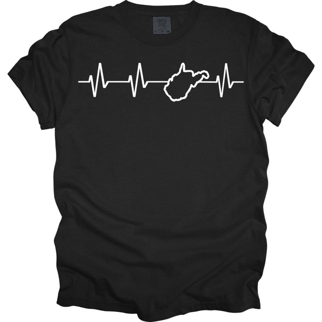 WV Heartbeat Rhythm - Comfort Colors T-Shirt