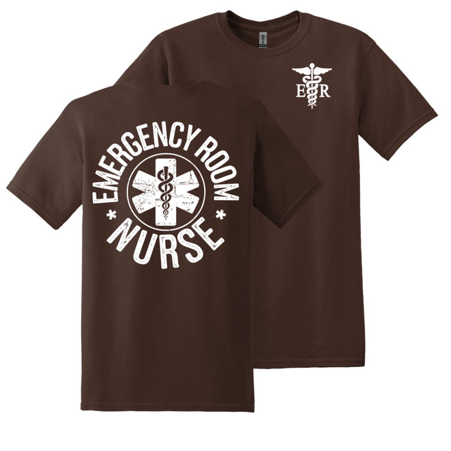 Emergency Room Nurse with RN Caduceus -  Gildan T-Shirt
