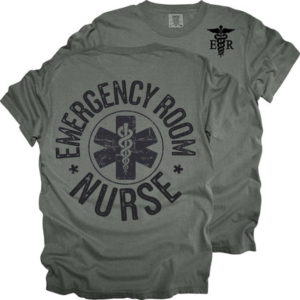 Emergency Room Nurse with RN Caduceus - Comfort Colors T-Shirt